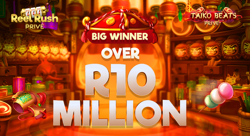 L.T dances to a R10 Million win. 