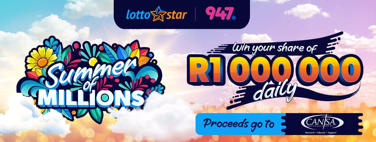 LottoStar's Summer of Millions hits the 947 airwaves!