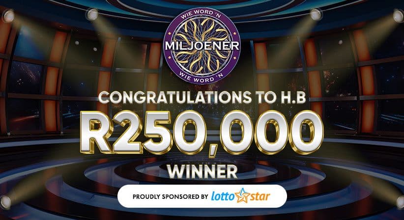 LottoStar: Wie word ‘n miljoenér player bags R250,000