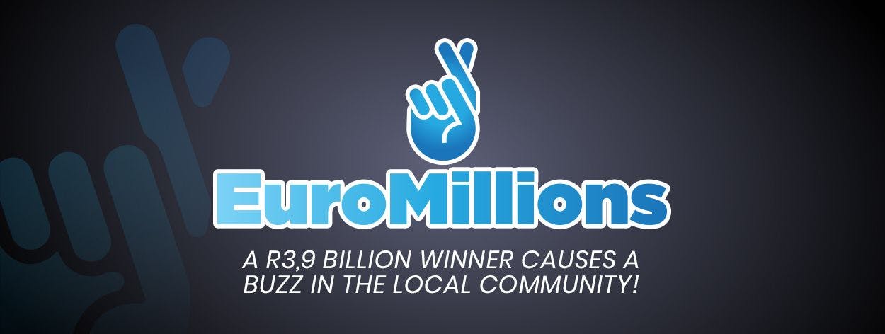 A £195m EuroMillions winner causes a buzz in the local community!