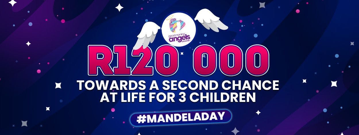 LottoStar donates R120 000 towards 3 children’s heart operations on Mandela Day