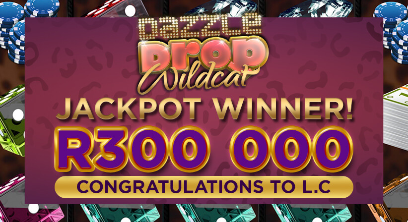 DAZZLE DROP WILDCAT JACKPOT WINNER